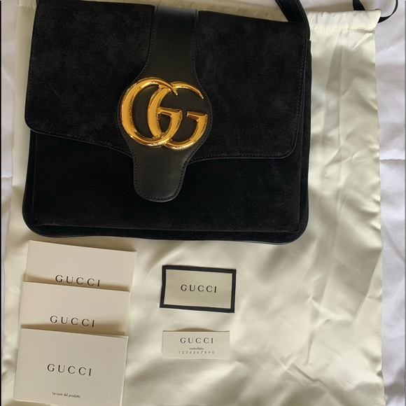 gucci arli medium leather shoulder bag